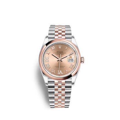 Datejust 36 Oystersteel and Everose gold Ref# 126201-0027