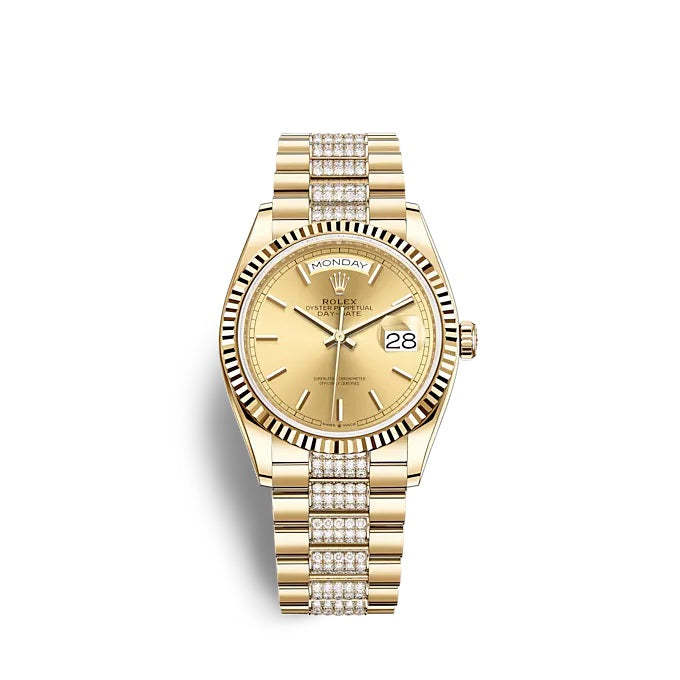 Day-Date 36 Yellow gold Ref# 128238-0046