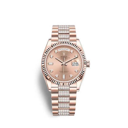 Day-Date 36 Everose gold Ref# 128235-0019