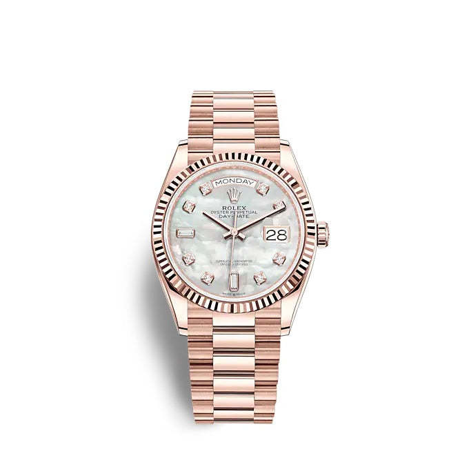 Day-Date 36 Everose gold Ref# 128235-0029