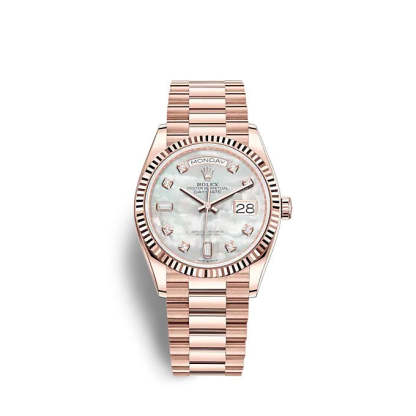 Day-Date 36 Everose gold Ref# 128235-0029