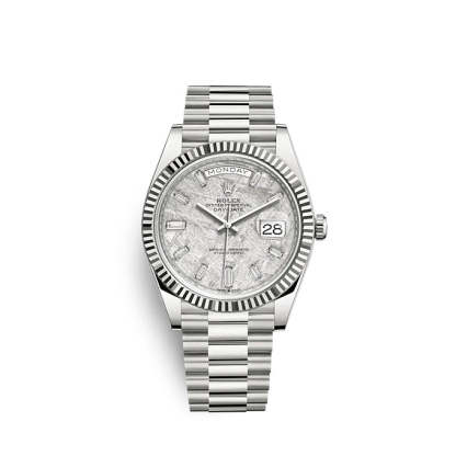 Day-Date 40 White gold Ref# 228239-0055
