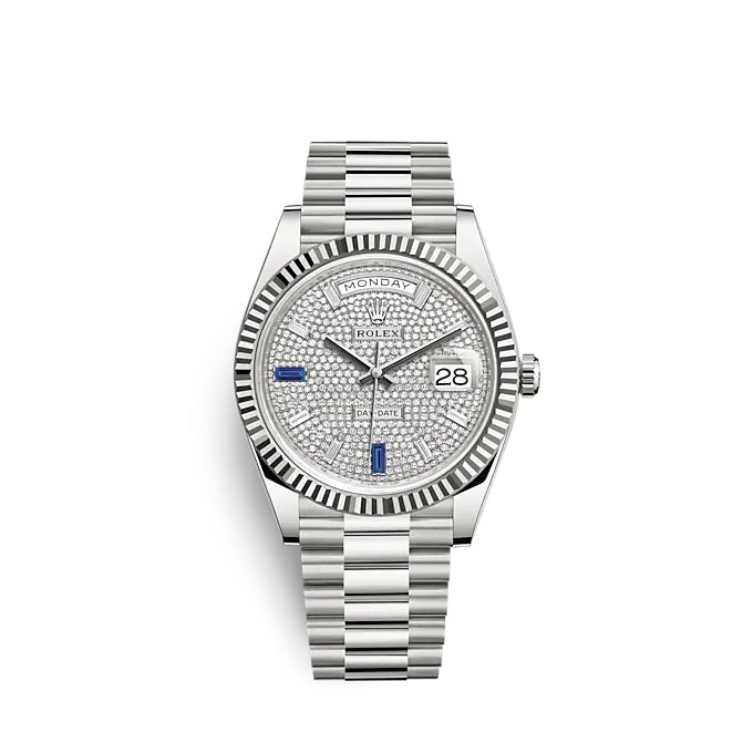 Day-Date 40 White gold Ref# 228239-0049