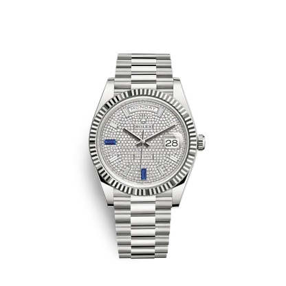 Day-Date 40 White gold Ref# 228239-0049