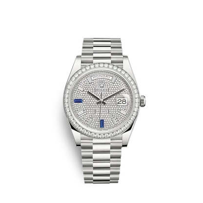 Day-Date 40 White gold Ref# 228349RBR-0036