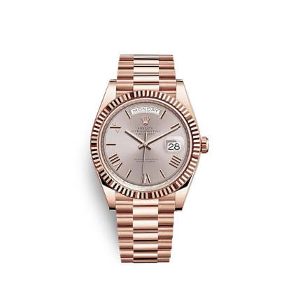 Day-Date 40 Everose gold Ref# 228235-0001