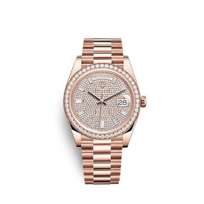 Day-Date 40 Everose gold Ref# 228345RBR-0002