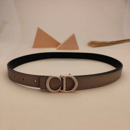 7 Colors Fashion Pearl Alphabet Ladies Leather Belt