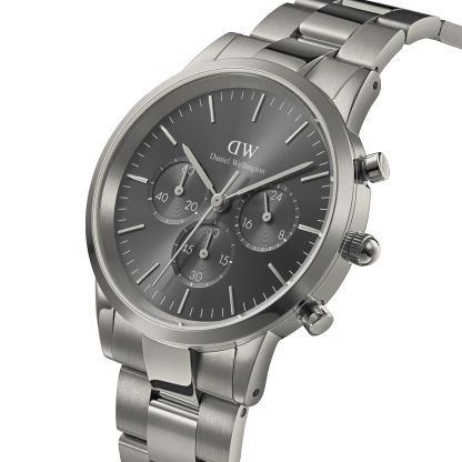 Iconic Chronograph Link Graphite GM