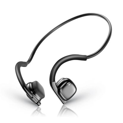 Bone Conduction Earphones, Industry New, Ultra Lightweight 0.8 oz (23 g), Bone Conduction, Bluetooth 5.3 Microphone, 8 Hours of Continuous Use, Ear Hook Type, No Ear Blocking, Cartilage Conduction