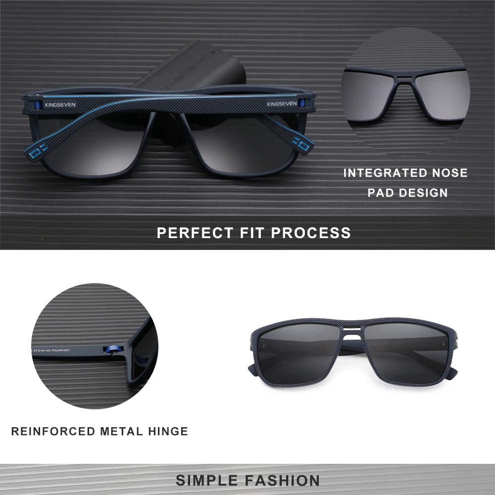 KINGSEVEN TR90 Sunglasses For Women Sports Use Polarization Uv400 Protection Mirror TAC Lens Fashion TR90 Outdoor Sports Eyewear