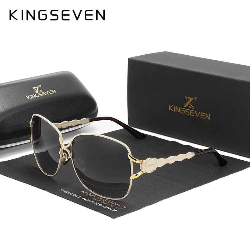 KINGSEVEN New Sunglasses For Women Luxury Brand Design Elegant Style Sun Glasses Polarized UV400 Gradient Lens Eyewear