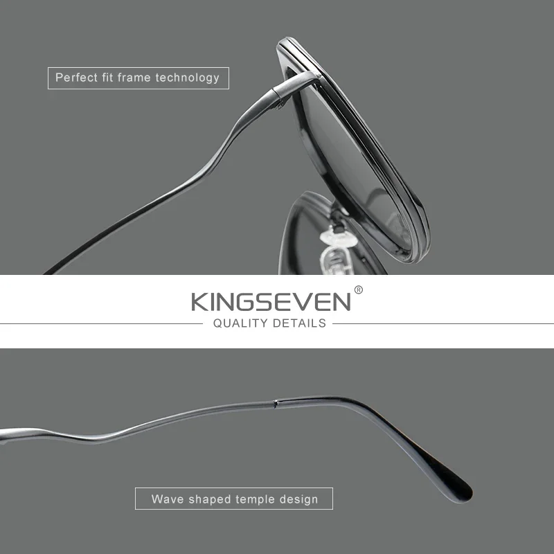 Genuine KINGSEVEN Women's Glasses Luxury Brand Design Sunglasses Gradient Polarized Lens Sun glasses Butterfly Oculos Feminino