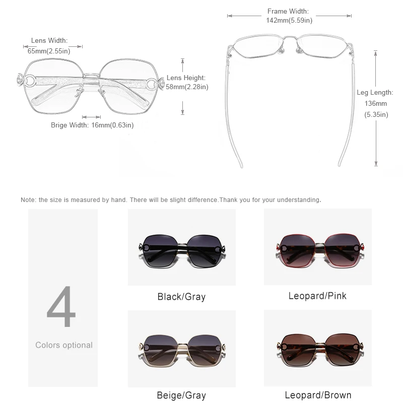 KINGSEVEN 2024 Vintage UV400 polarization Women Sunglasses Retro Design Gradient Butterfly Square Sun Glasses Eyewear