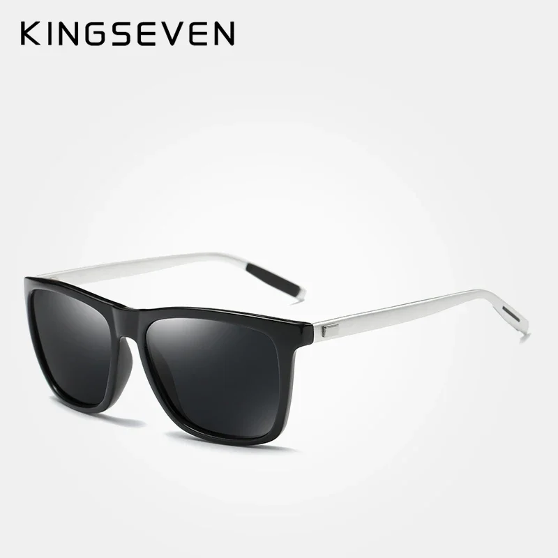 KINGSEVEN Brand Aluminum Frame Sunglasses For Men Polarized Mirror Eye Protection Glasses Women's Accessories N7557 Eyewear