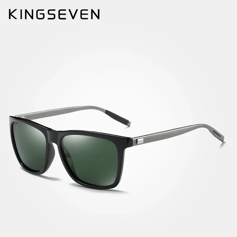 KINGSEVEN Brand Aluminum Frame Sunglasses For Men Polarized Mirror Eye Protection Glasses Women's Accessories N7557 Eyewear