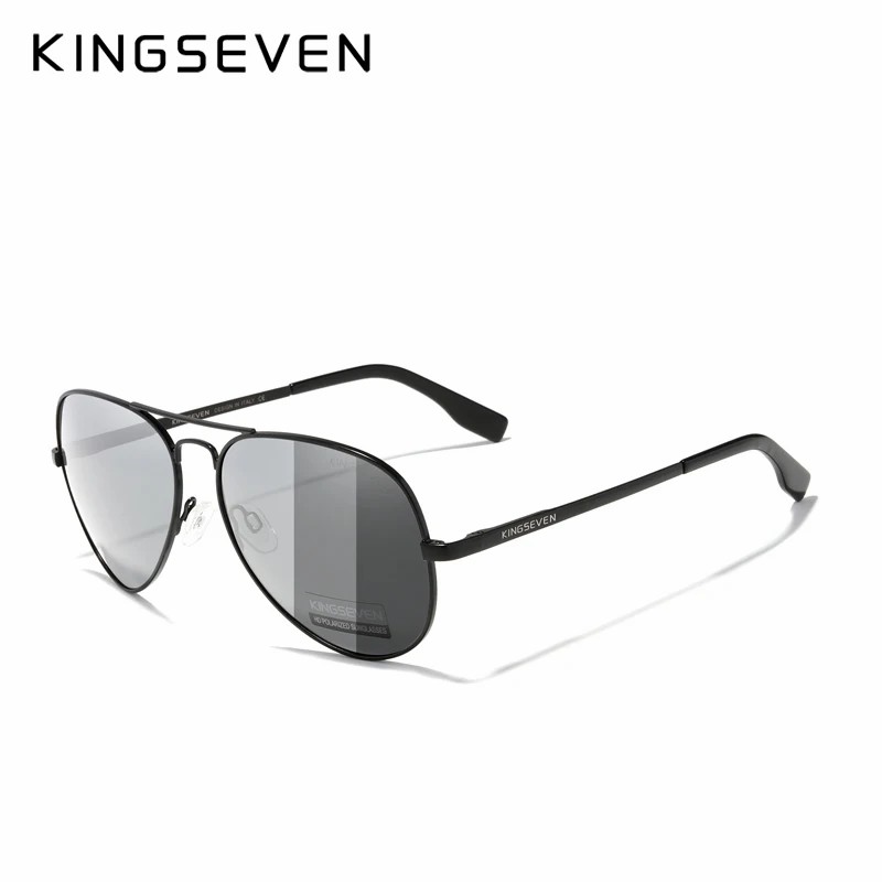 KINGSEVEN 2024 New Brand Men Aluminum Photochromic Sunglasses Polarized UV400 Lens Male Sun Glasses Women For Men‘s Eyewear 7735