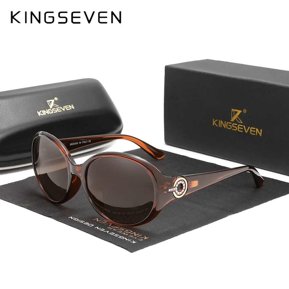 KINGSEVEN Fashion Design Sunglasses For Women Polarized Travel Glasses Oversized Luxury Ladies Eyewear Oculos de sol