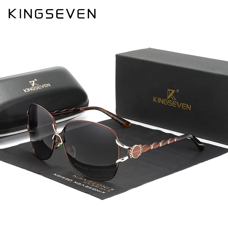 KINGSEVEN New Sunglasses For Women Luxury Brand Design Elegant Style Sun Glasses Polarized UV400 Gradient Lens Eyewear