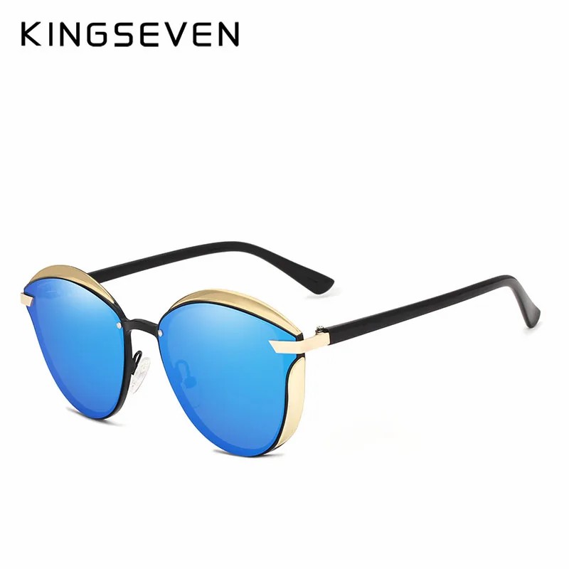 KINGSEVEN 2024 Polarized Sunglasses For Women Luxury Design Ladies Elegant Sun Glasses UV400 Protection Fashion Cat Eye Eyewear