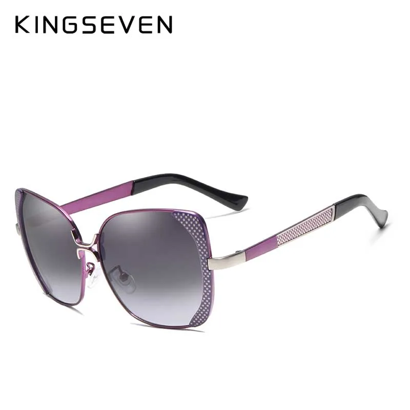 KINGSEVEN Classic Design Luxury Polarized Sunglasses Women Ladies Gradient Butterfly Sun Glasses Female Vintage oversized