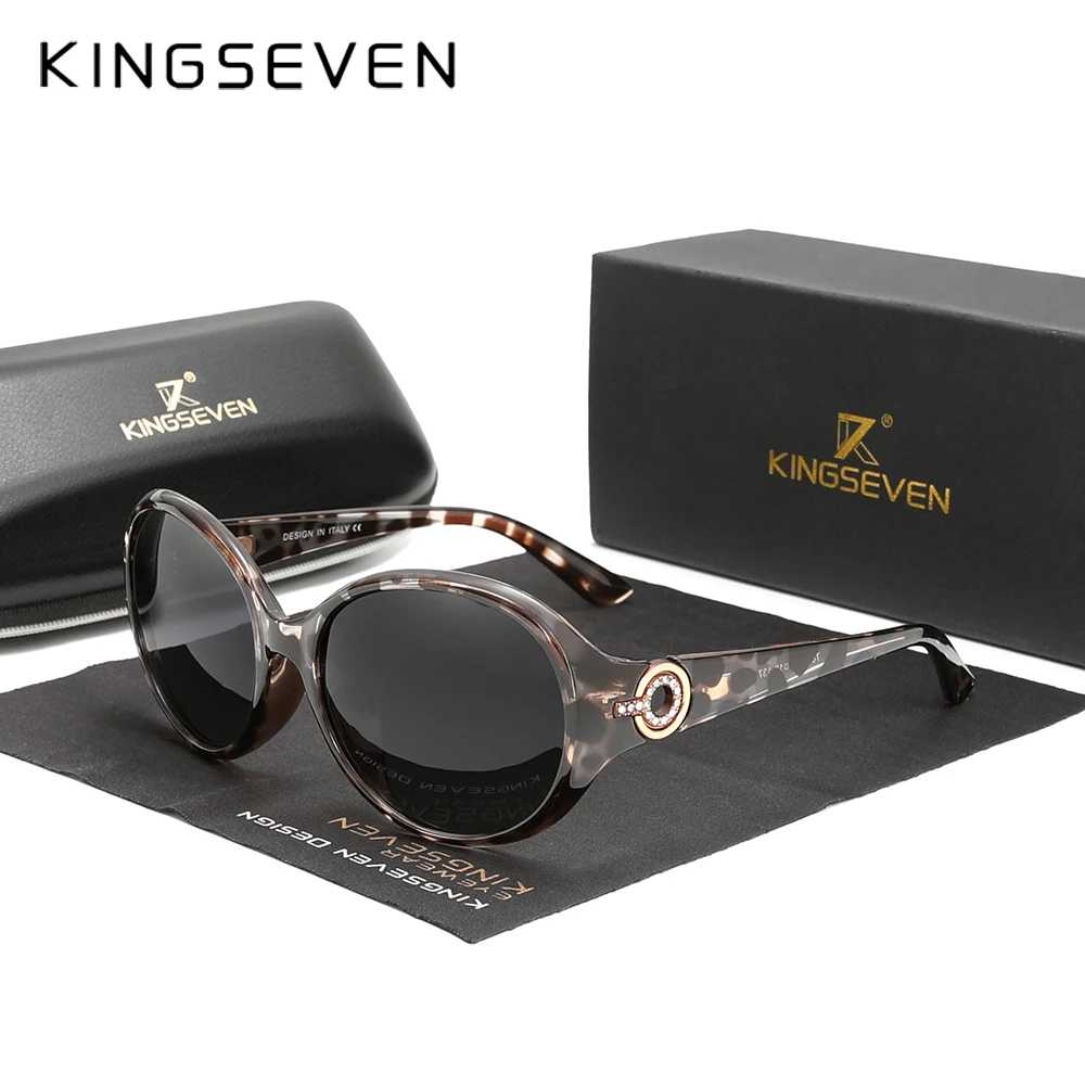 KINGSEVEN Fashion Design Sunglasses For Women Polarized Travel Glasses Oversized Luxury Ladies Eyewear Oculos de sol