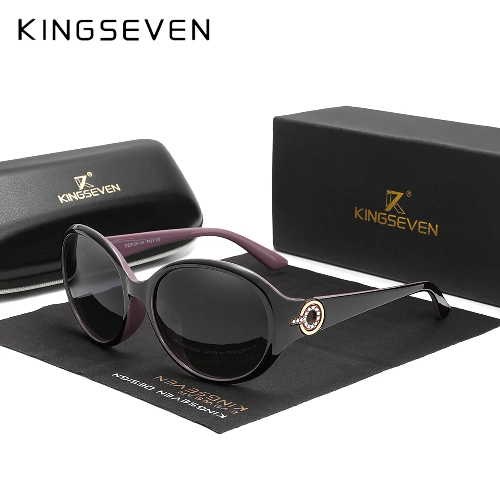 KINGSEVEN Fashion Design Sunglasses For Women Polarized Travel Glasses Oversized Luxury Ladies Eyewear Oculos de sol