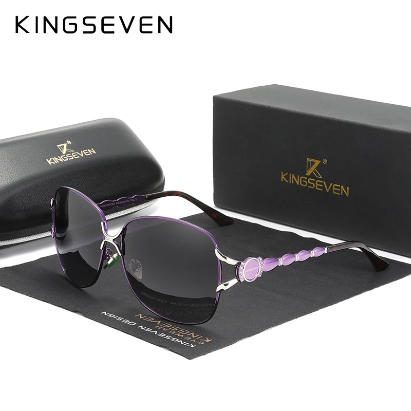 KINGSEVEN New Sunglasses For Women Luxury Brand Design Elegant Style Sun Glasses Polarized UV400 Gradient Lens Eyewear