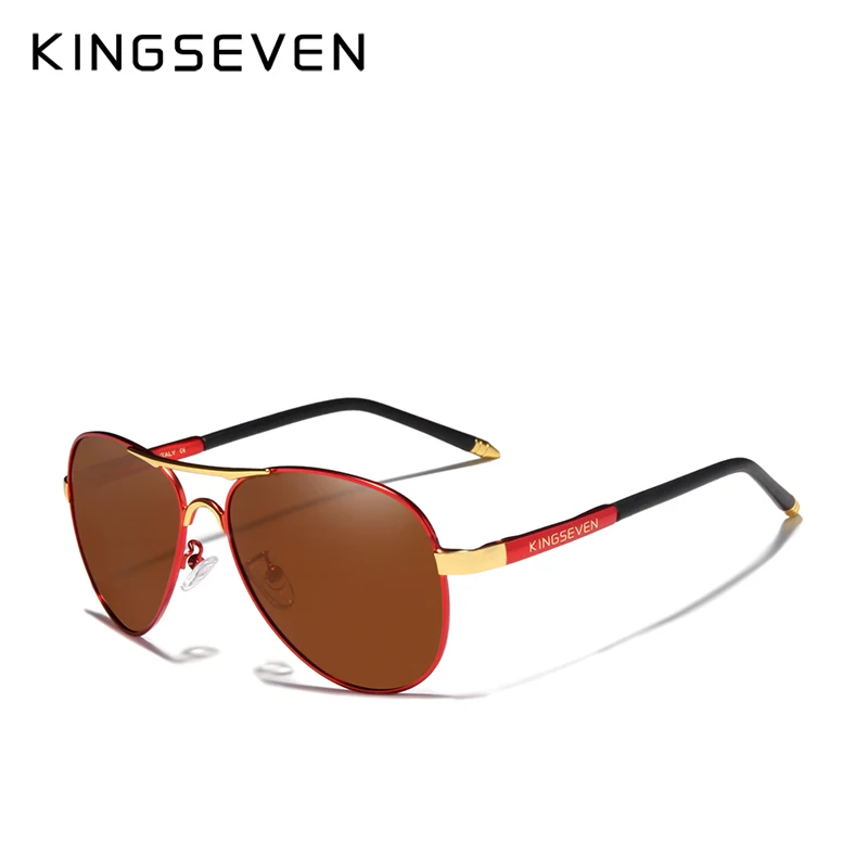 KINGSEVEN Brand 2024 Men's Glasses Driving Polarized Sunglasses Men And Women Aluminum Fashion Eyewear Gafas De Sol Shades