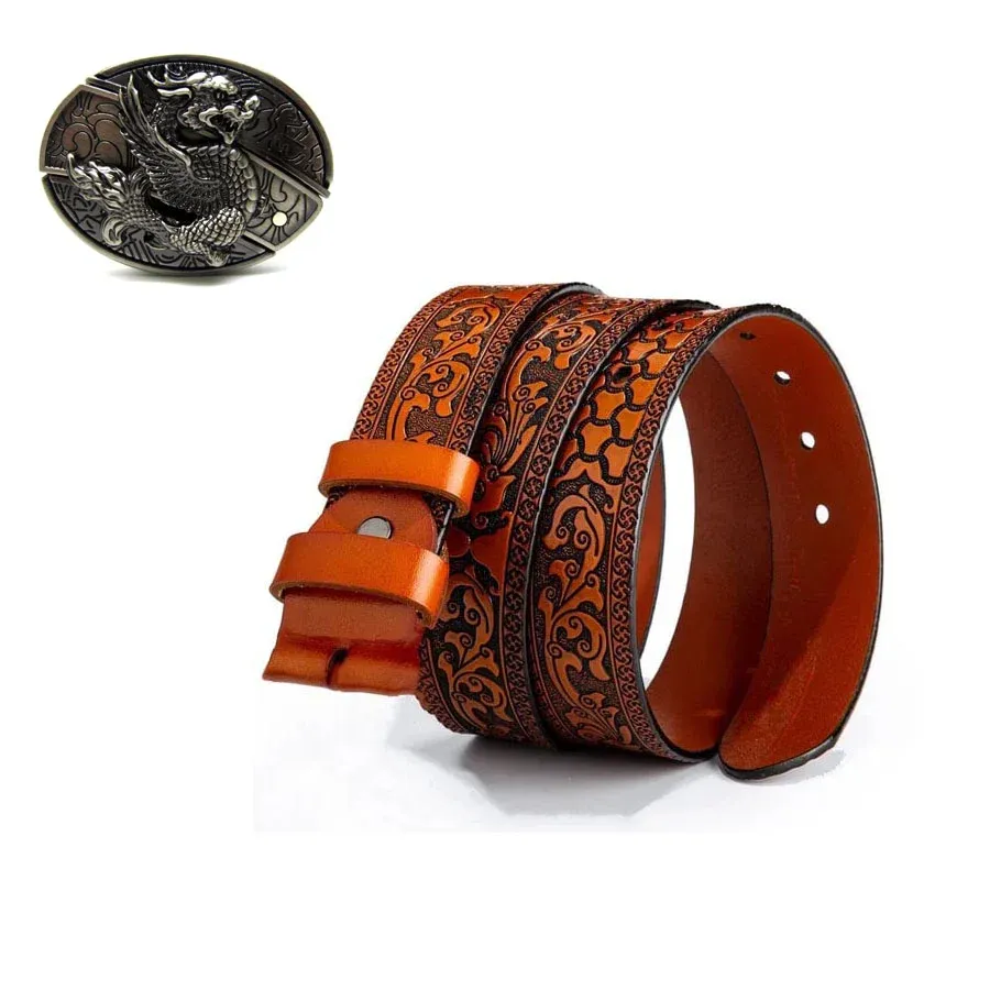 Mother's Day Sale 50% OFFFashion Punk Genuine Leather Belt With Knife