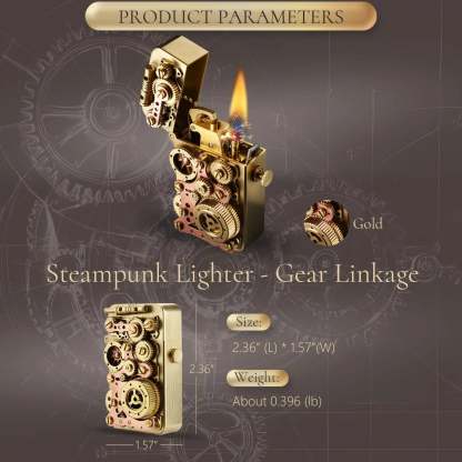 🔥Father's Day Sale 50% Off🔥Gear Linkage Steampunk Lighter