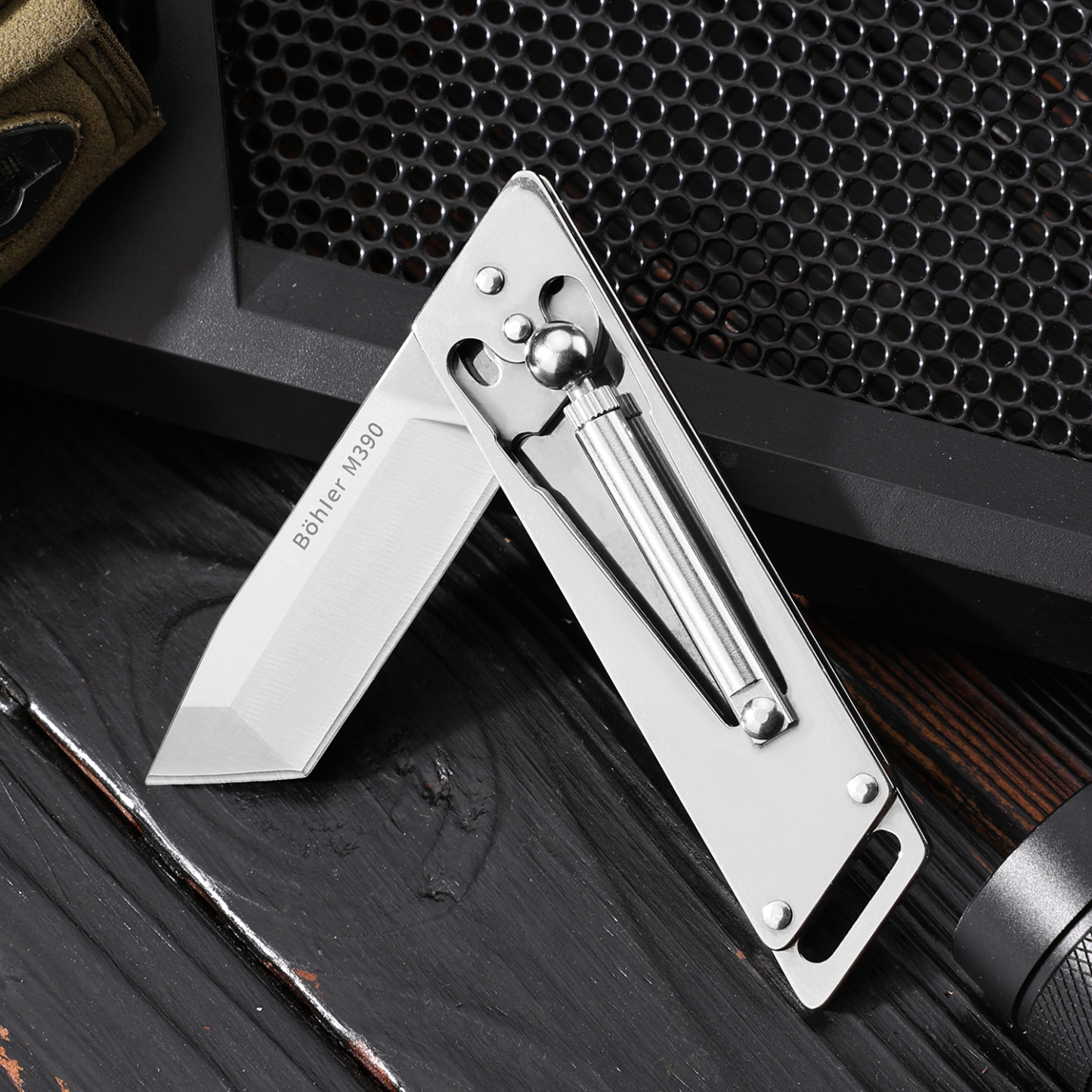 🔥LAST DAY 70% OFF🔥 Mechanical Hydraulic Rod Modeling Folding Knife 