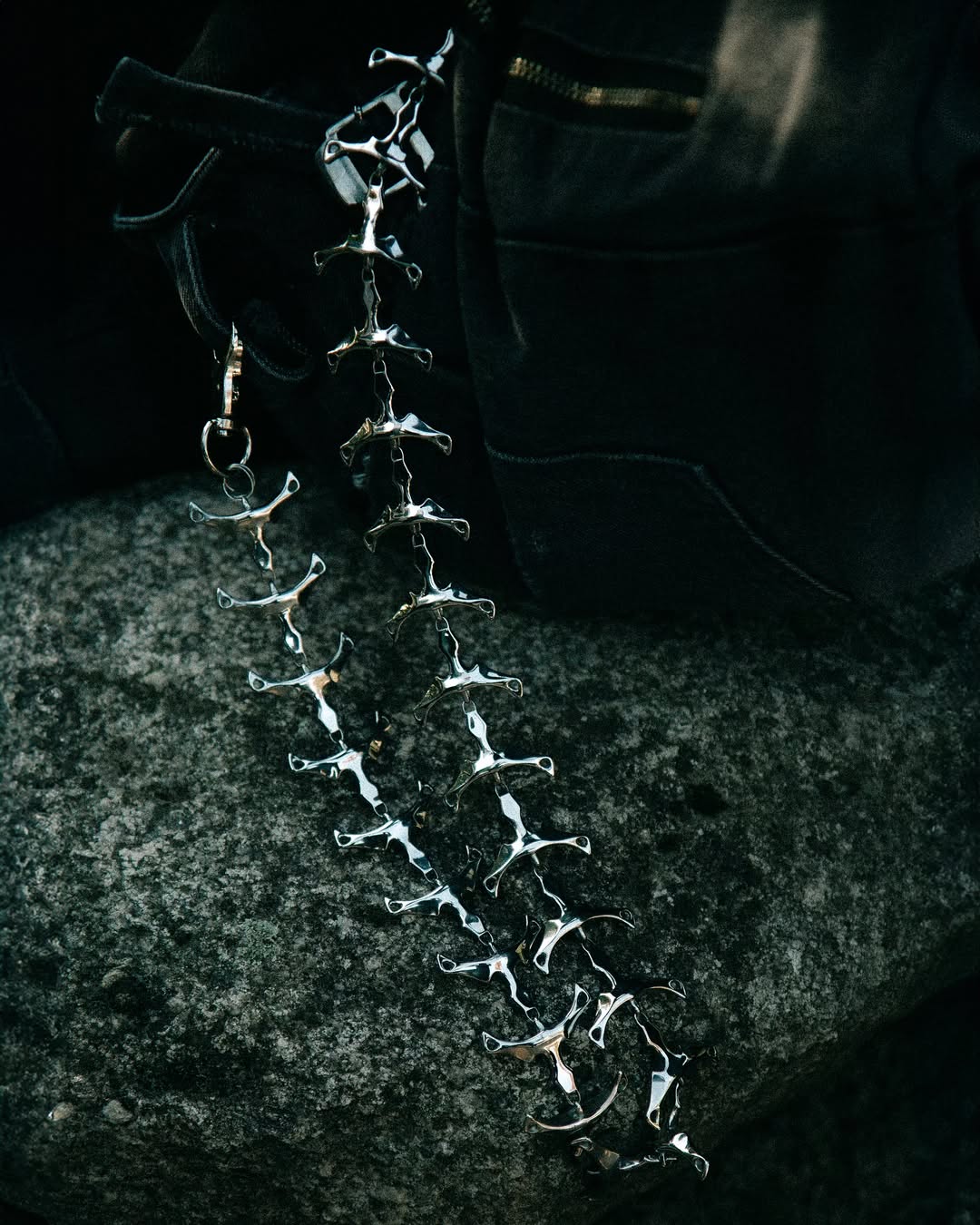 Thoracic Key Chain Sterling Silver With Anima Lighter Case