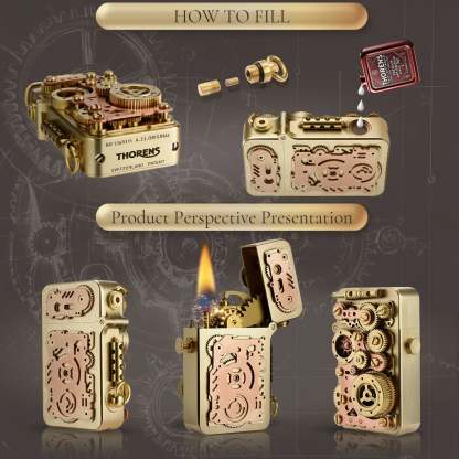🔥Father's Day Sale 50% Off🔥Gear Linkage Steampunk Lighter