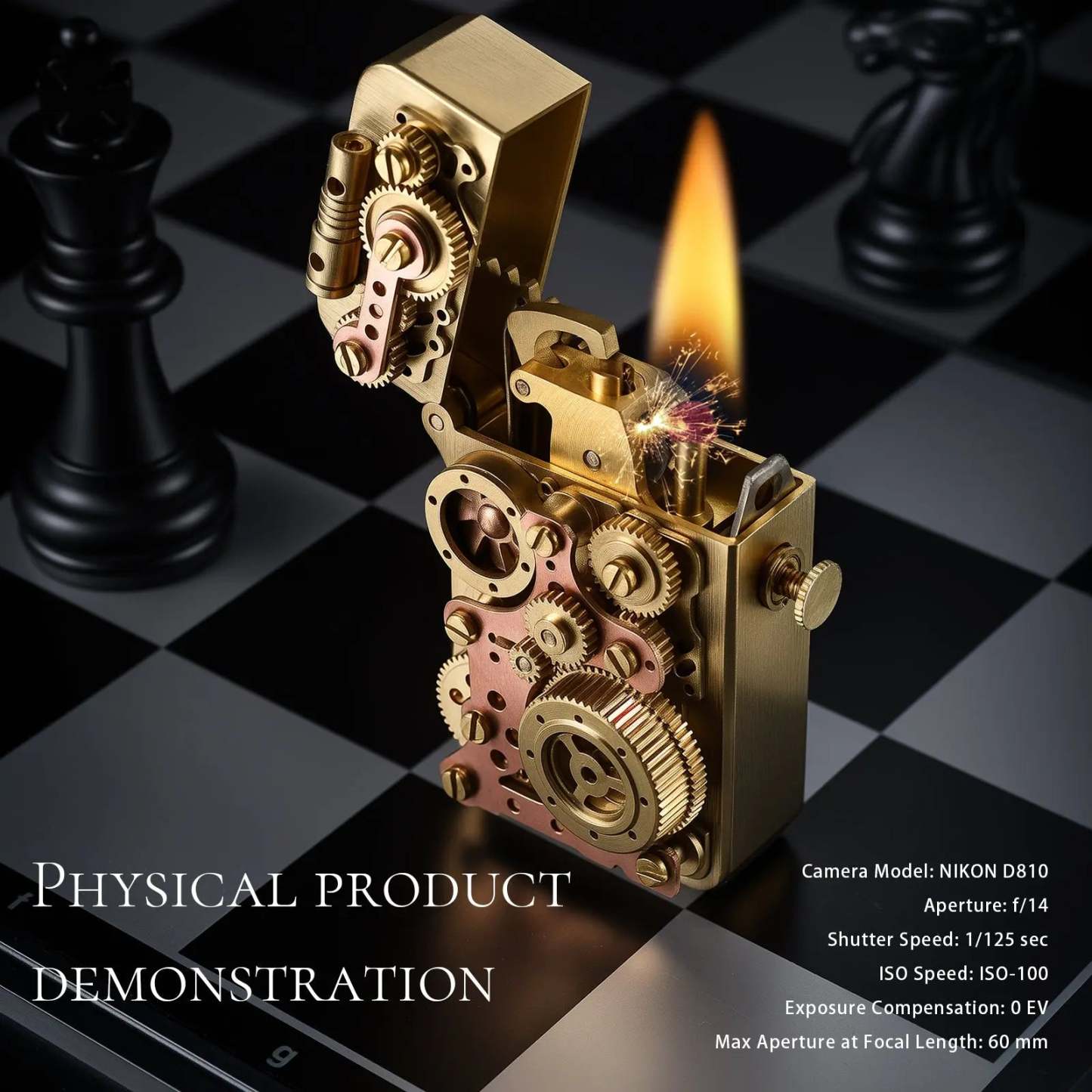 🔥Father's Day Sale 50% Off🔥Gear Linkage Steampunk Lighter