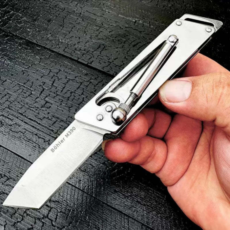 🔥LAST DAY 70% OFF🔥 Mechanical Hydraulic Rod Modeling Folding Knife 