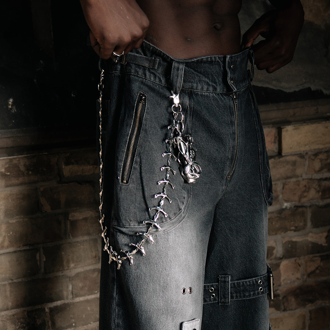 Thoracic Key Chain Sterling Silver With Anima Lighter Case