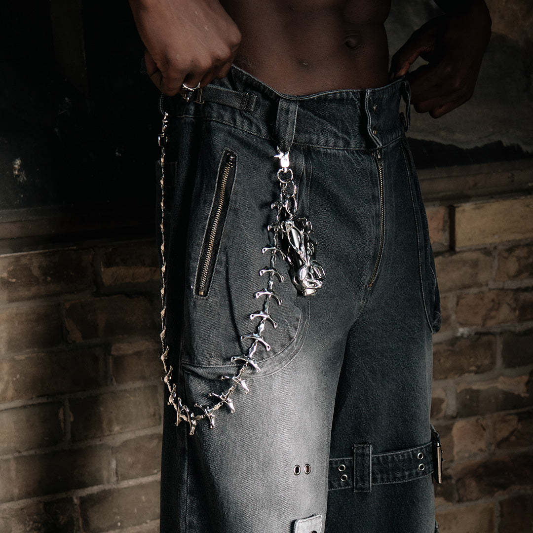Thoracic Key Chain Sterling Silver With Anima Lighter Case