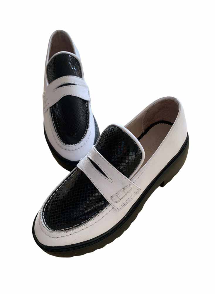 Monochrome Luxe Loafers