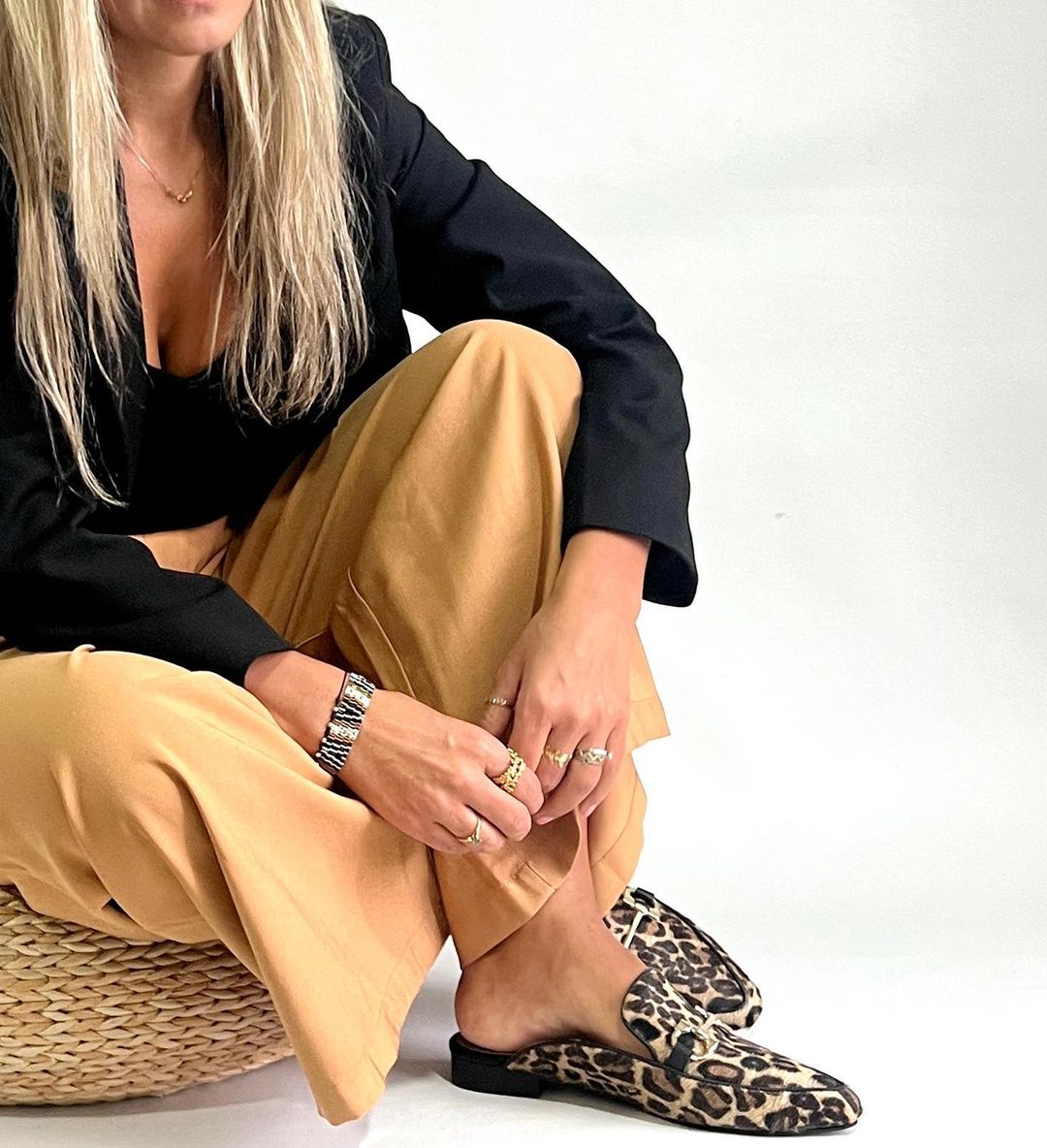 Leopard Luxe Mules