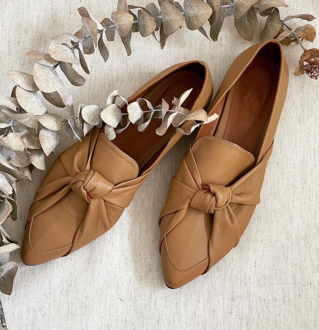 Caramel Knot Loafers