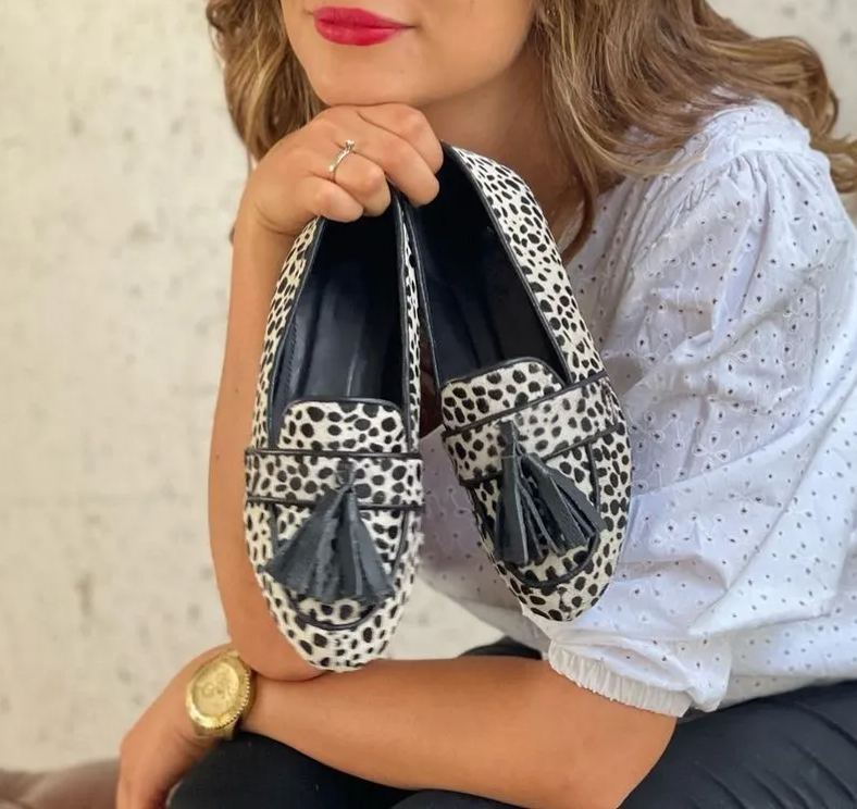 Chic Cheetah Tassel Loafers