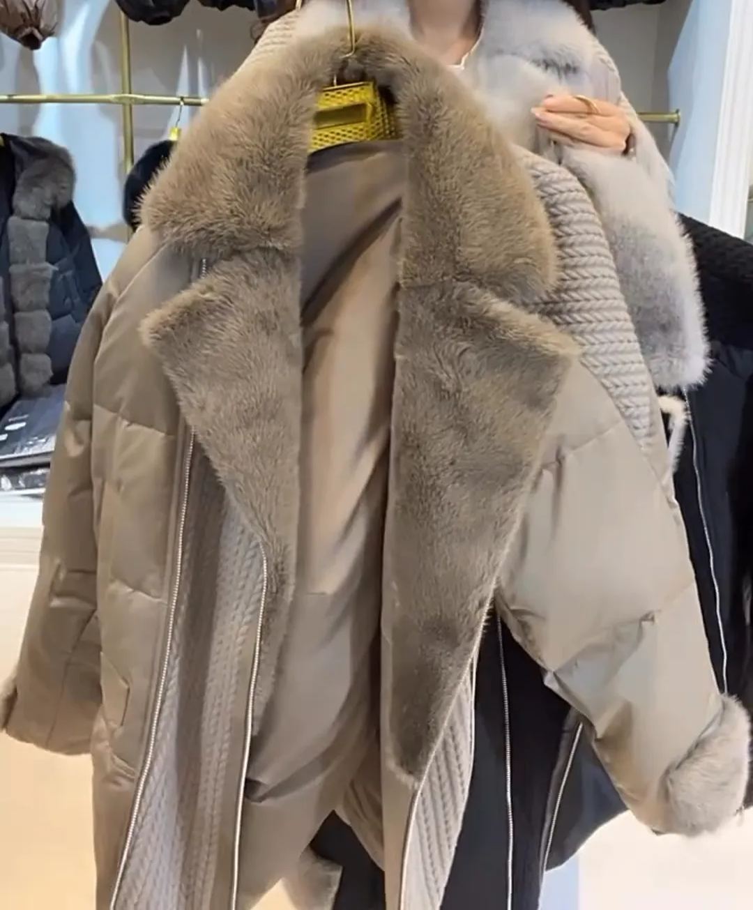 Frosted Luxe Quilted Knit Jacket