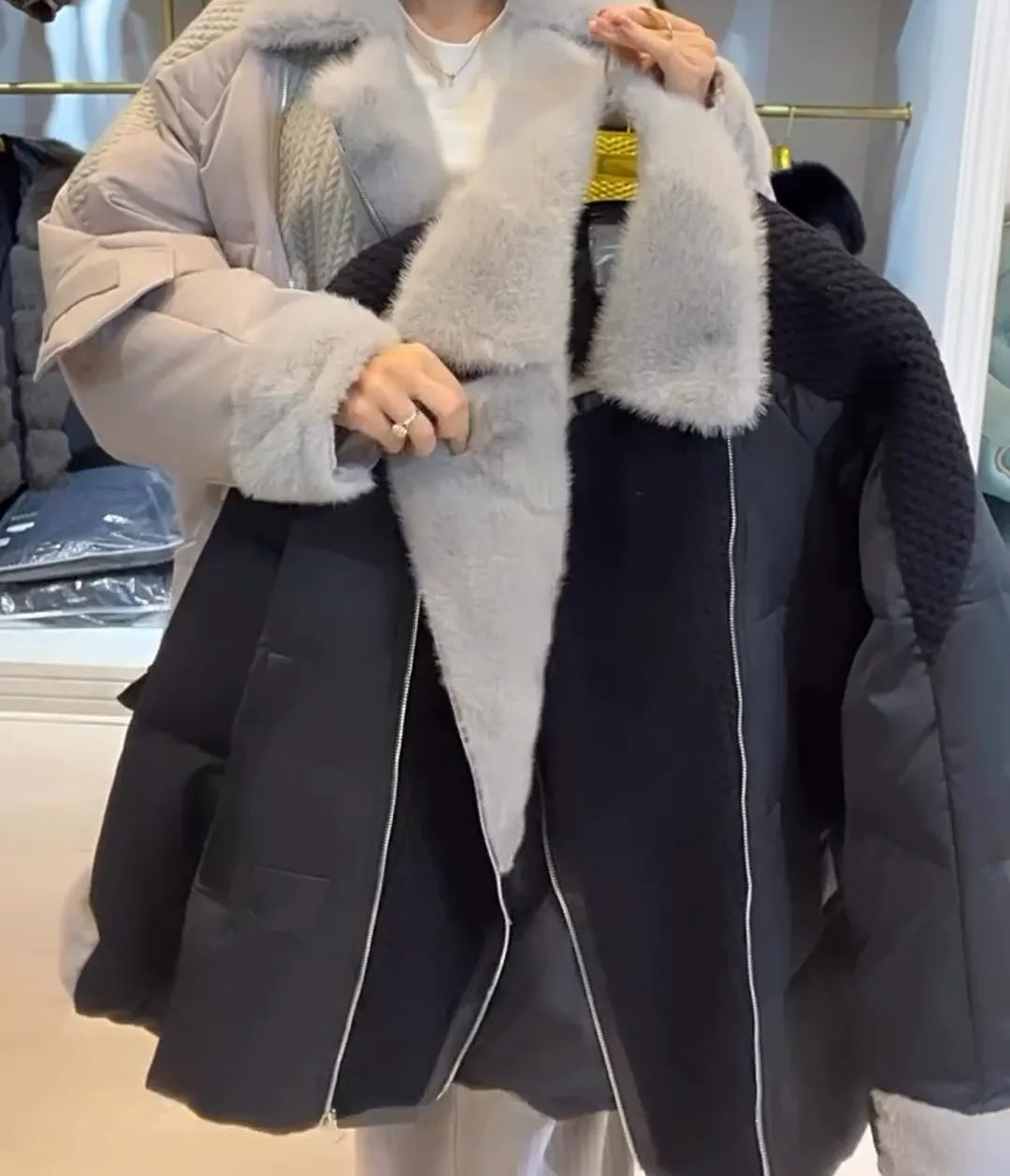 Frosted Luxe Quilted Knit Jacket
