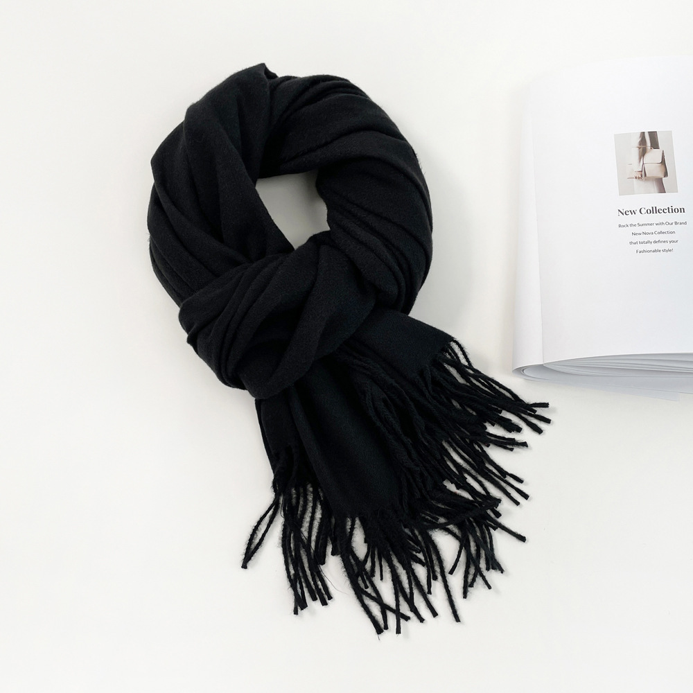 Personalised super soft warm scarf with birthday flower and text