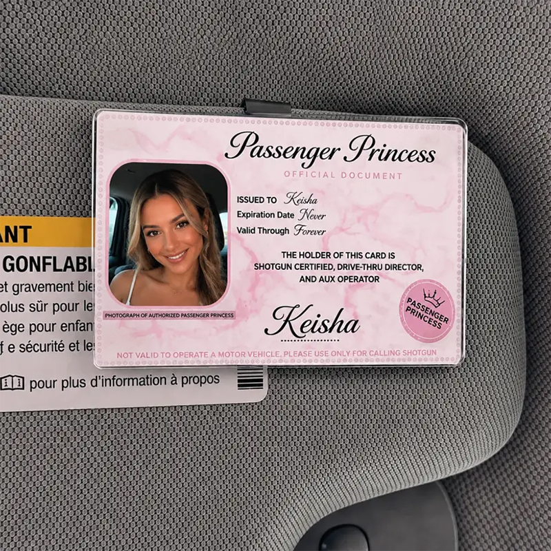 Personalized Passenger Princess Card– Forever Valid VIP Card