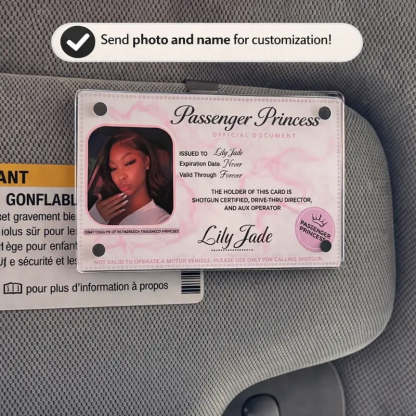 Personalized Passenger Princess Card– Forever Valid VIP Card