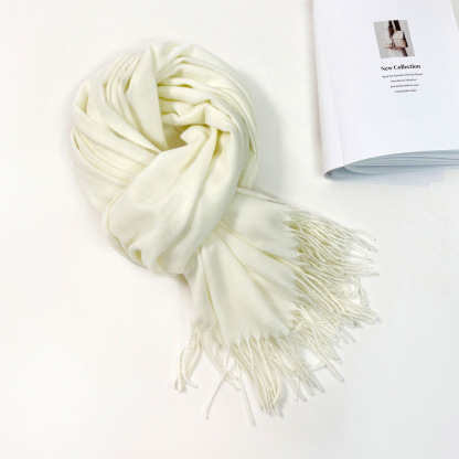 Personalised super soft warm scarf with birthday flower and text