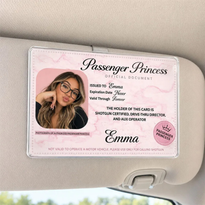 Personalized Passenger Princess Card– Forever Valid VIP Card