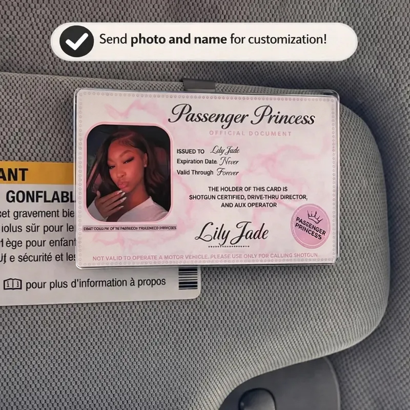 Personalized Passenger Princess Card– Forever Valid VIP Card